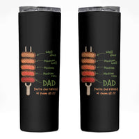 Grill Dad Skinny Tumbler You're The Rarest of Them All BBQ Father