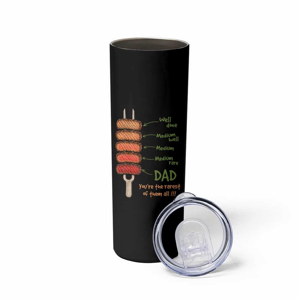 Grill Dad Skinny Tumbler You're The Rarest of Them All BBQ Father
