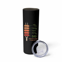 Grill Dad Skinny Tumbler You're The Rarest of Them All BBQ Father