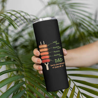 Grill Dad Skinny Tumbler You're The Rarest of Them All BBQ Father