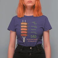Grill Dad T Shirt For Women You're The Rarest of Them All BBQ Father