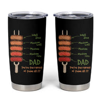 Grill Dad Tumbler Cup You're The Rarest of Them All BBQ Father