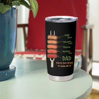 Grill Dad Tumbler Cup You're The Rarest of Them All BBQ Father