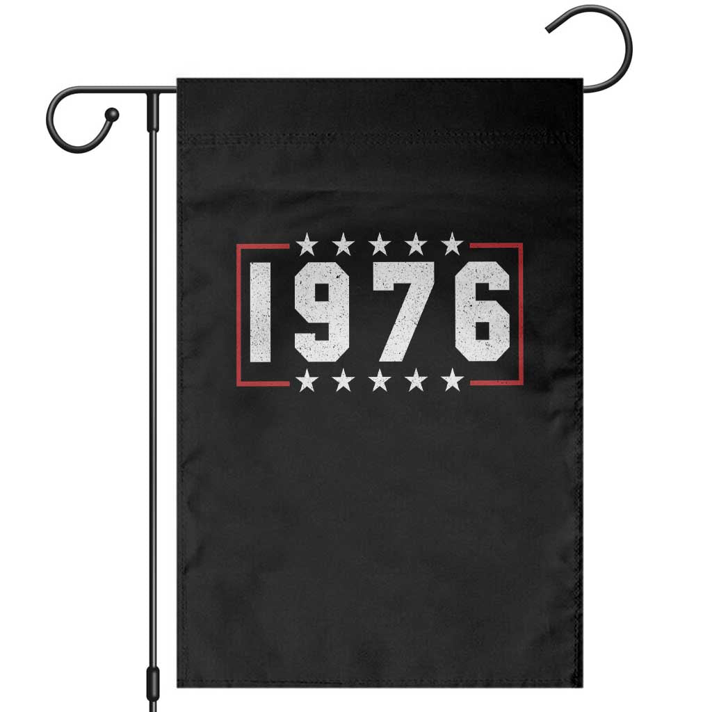 50th Birthday Garden Flag Vintage 1976 50 Years Old Birthday Stars And Stripes