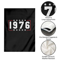 50th Birthday Garden Flag Vintage 1976 50 Years Old Birthday Stars And Stripes