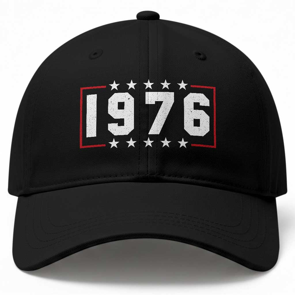 50th Birthday Baseball Cap Vintage 1976 50 Years Old Birthday Stars And Stripes