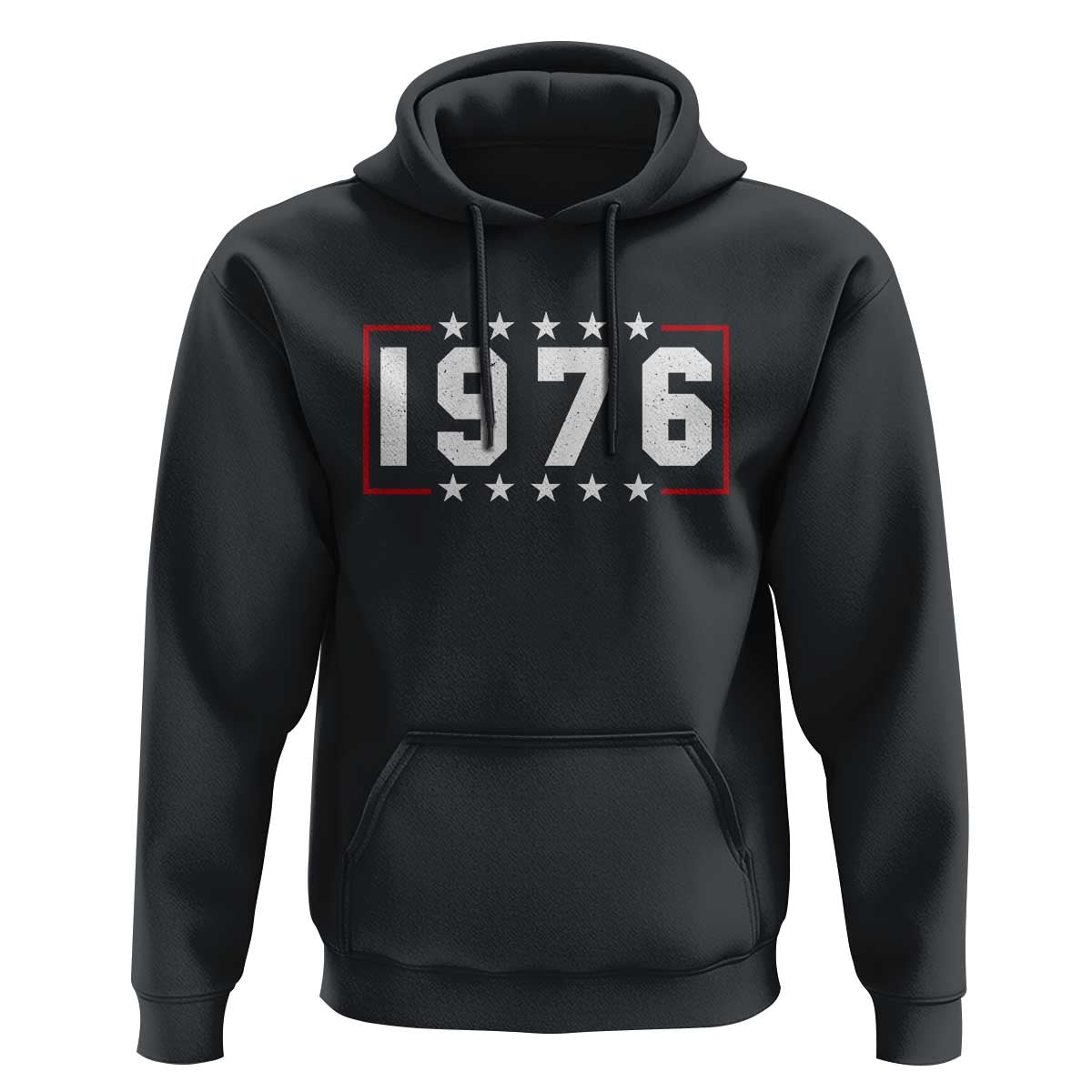 50th Birthday Hoodie Vintage 1976 50 Years Old Birthday Stars And Stripes