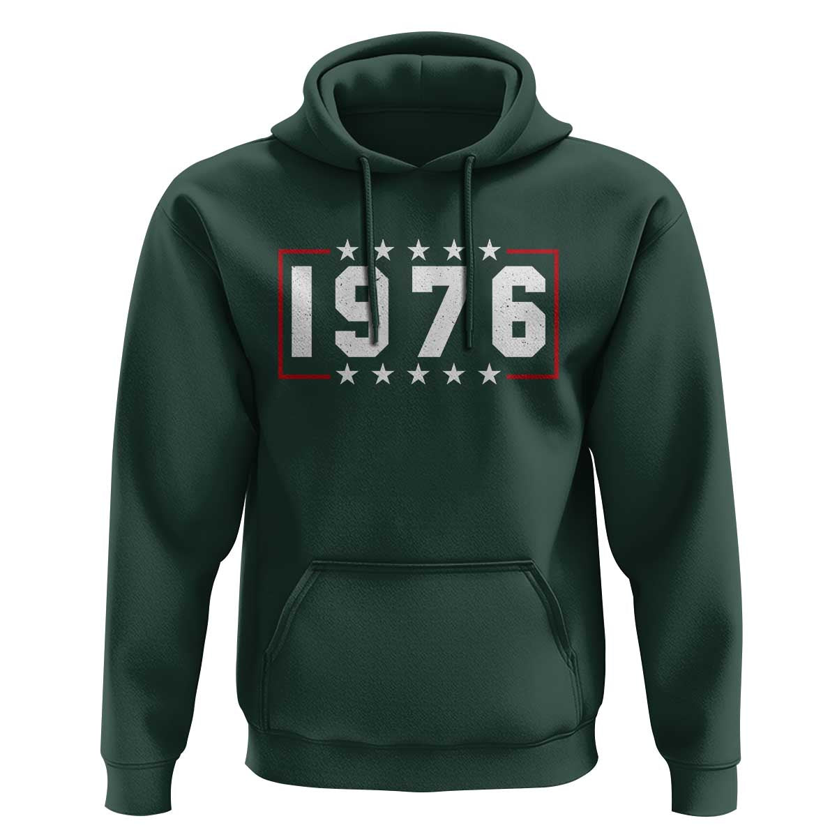 50th Birthday Hoodie Vintage 1976 50 Years Old Birthday Stars And Stripes