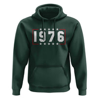 50th Birthday Hoodie Vintage 1976 50 Years Old Birthday Stars And Stripes