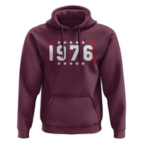 50th Birthday Hoodie Vintage 1976 50 Years Old Birthday Stars And Stripes