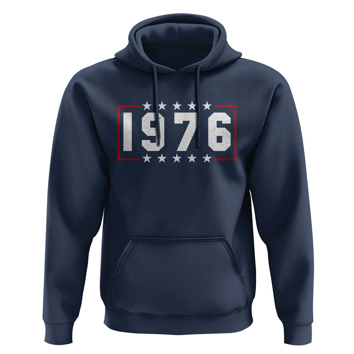 50th Birthday Hoodie Vintage 1976 50 Years Old Birthday Stars And Stripes