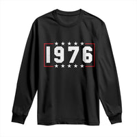 50th Birthday Long Sleeve Shirt Vintage 1976 50 Years Old Birthday Stars And Stripes