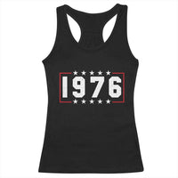 50th Birthday Racerback Tank Top Vintage 1976 50 Years Old Birthday Stars And Stripes