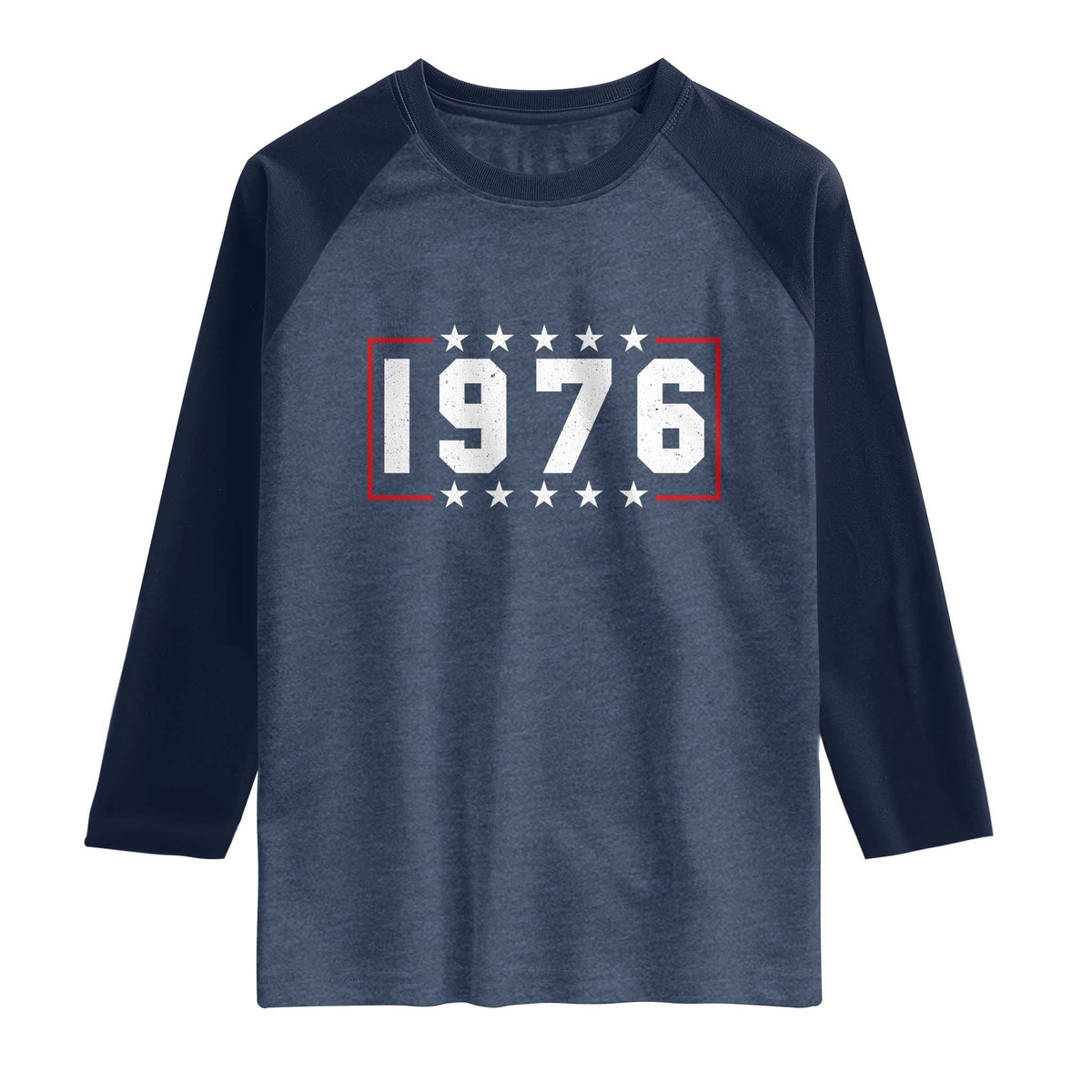 50th Birthday Raglan Shirt Vintage 1976 50 Years Old Birthday Stars And Stripes
