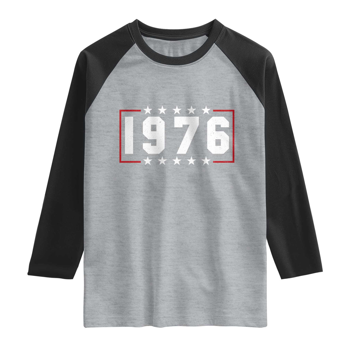 50th Birthday Raglan Shirt Vintage 1976 50 Years Old Birthday Stars And Stripes