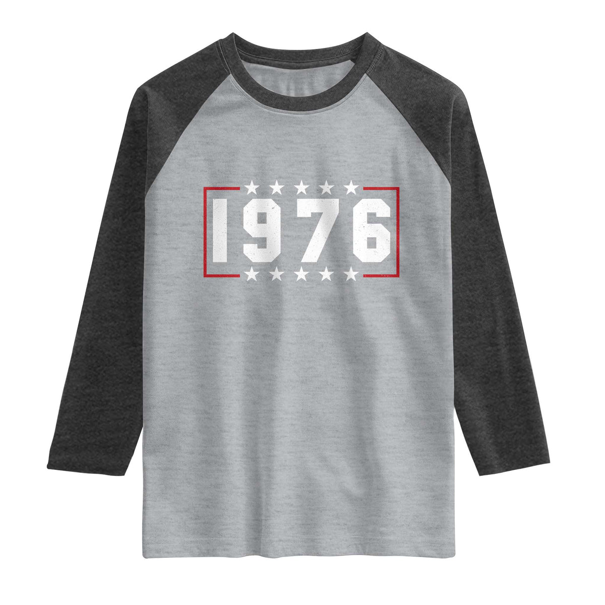 50th Birthday Raglan Shirt Vintage 1976 50 Years Old Birthday Stars And Stripes