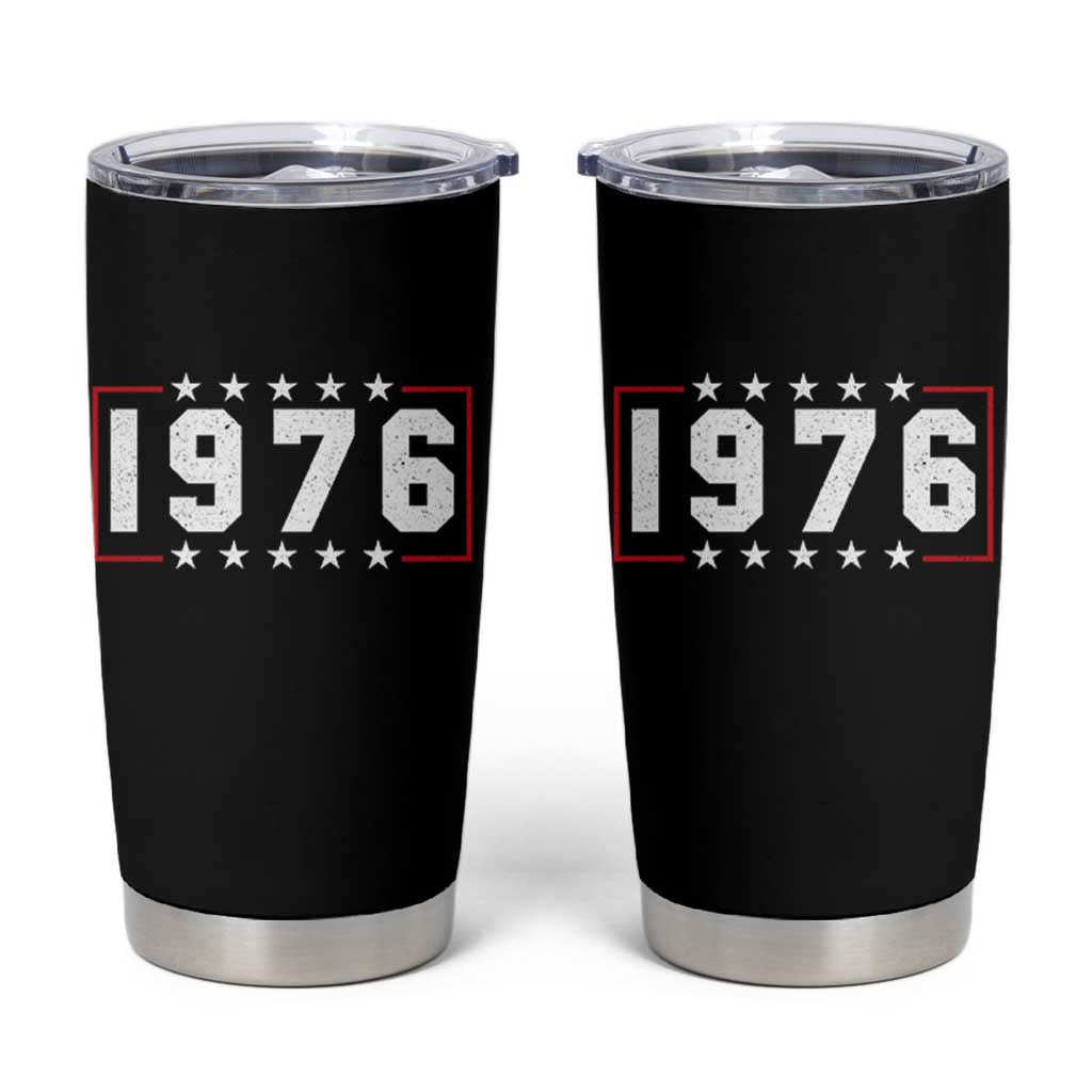 50th Birthday Tumbler Cup Vintage 1976 50 Years Old Birthday Stars And Stripes