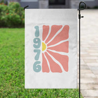 50th Birthday Garden Flag Vintage 1976 Boho Flowers 50 Years Old Birthday