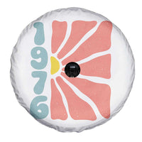 50th Birthday Spare Tire Cover Vintage 1976 Boho Flowers 50 Years Old Birthday