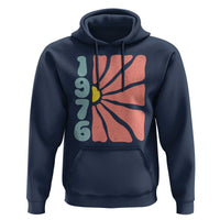 50th Birthday Hoodie Vintage 1976 Boho Flowers 50 Years Old Birthday
