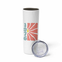 50th Birthday Skinny Tumbler Vintage 1976 Boho Flowers 50 Years Old Birthday