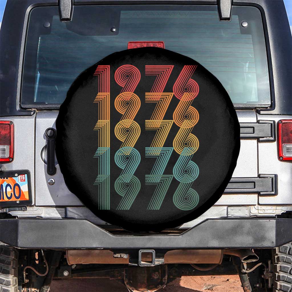 50th Birthday Spare Tire Cover Vintage 1976 Retro 50 Years Old Birthday