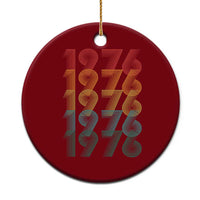 50th Birthday Ceramic Ornament Vintage 1976 Retro 50 Years Old Birthday
