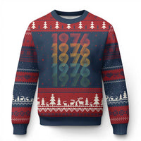 50th Birthday Ugly Christmas Sweater Vintage 1976 Retro 50 Years Old Birthday