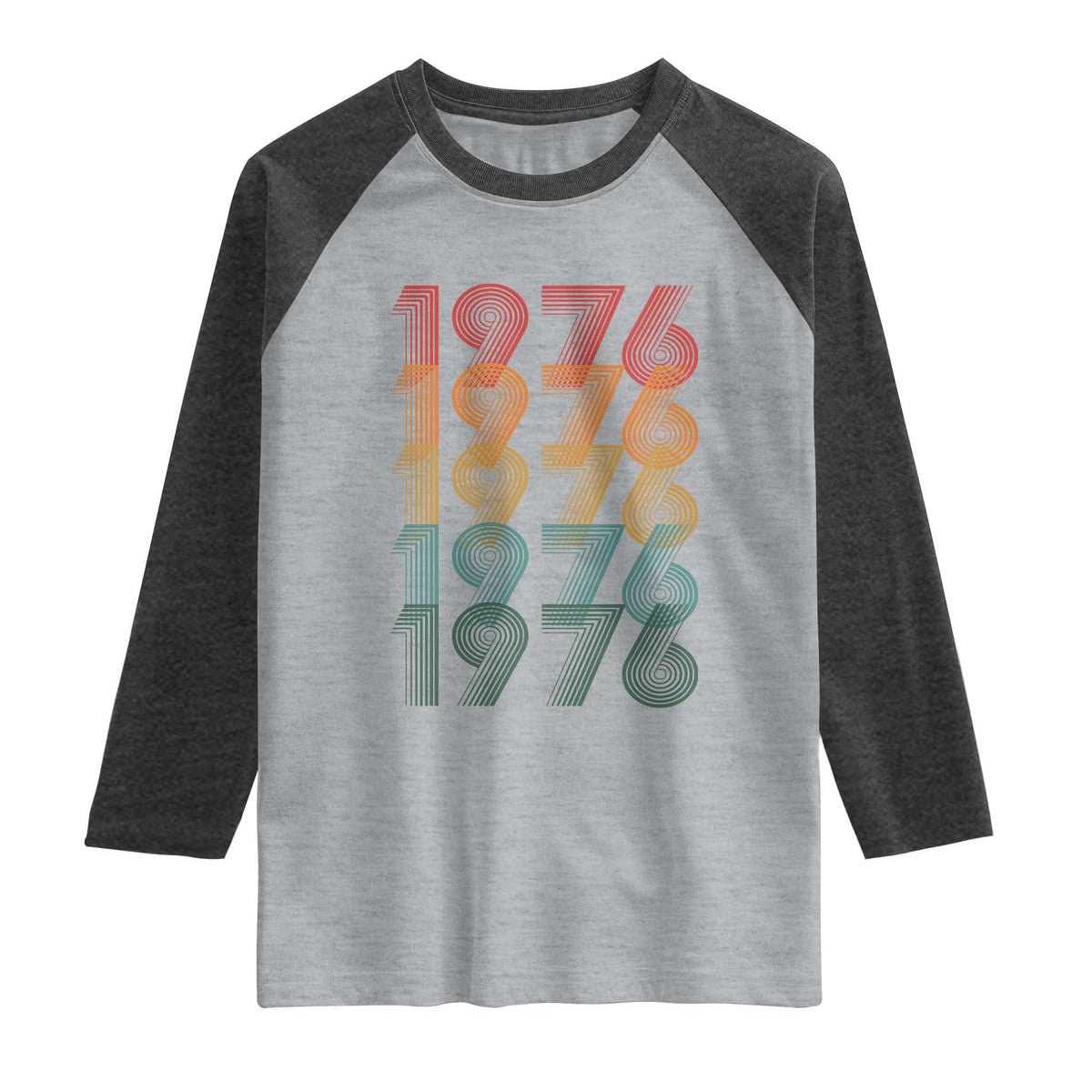 50th Birthday Raglan Shirt Vintage 1976 Retro 50 Years Old Birthday