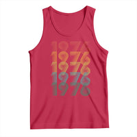 50th Birthday Tank Top Vintage 1976 Retro 50 Years Old Birthday