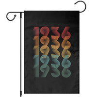 90th Birthday Garden Flag Vintage 1936 Retro 90 Years Old Birthday