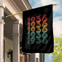 90th Birthday Garden Flag Vintage 1936 Retro 90 Years Old Birthday