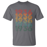90th Birthday T Shirt Vintage 1936 Retro 90 Years Old Birthday