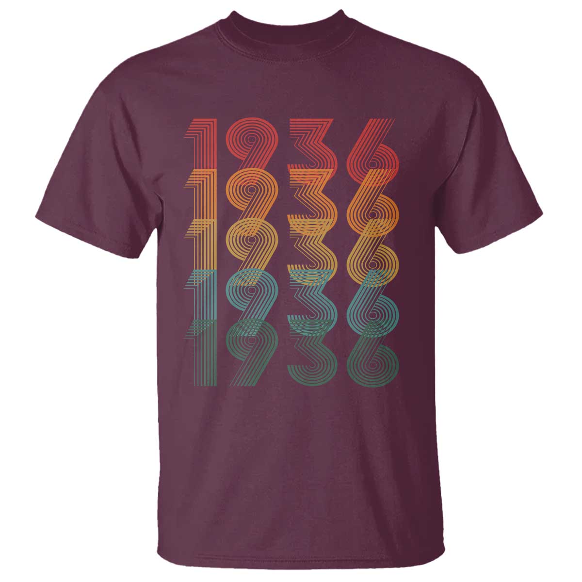 90th Birthday T Shirt Vintage 1936 Retro 90 Years Old Birthday