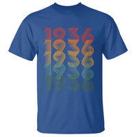 90th Birthday T Shirt Vintage 1936 Retro 90 Years Old Birthday