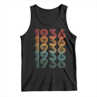 90th Birthday Tank Top Vintage 1936 Retro 90 Years Old Birthday