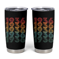 90th Birthday Tumbler Cup Vintage 1936 Retro 90 Years Old Birthday