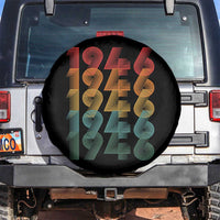 80th Birthday Spare Tire Cover Vintage 1946 Retro 80 Years Old Birthday