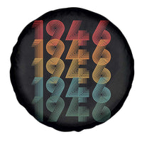 80th Birthday Spare Tire Cover Vintage 1946 Retro 80 Years Old Birthday