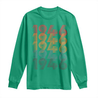 80th Birthday Long Sleeve Shirt Vintage 1946 Retro 80 Years Old Birthday