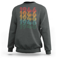 80th Birthday Sweatshirt Vintage 1946 Retro 80 Years Old Birthday