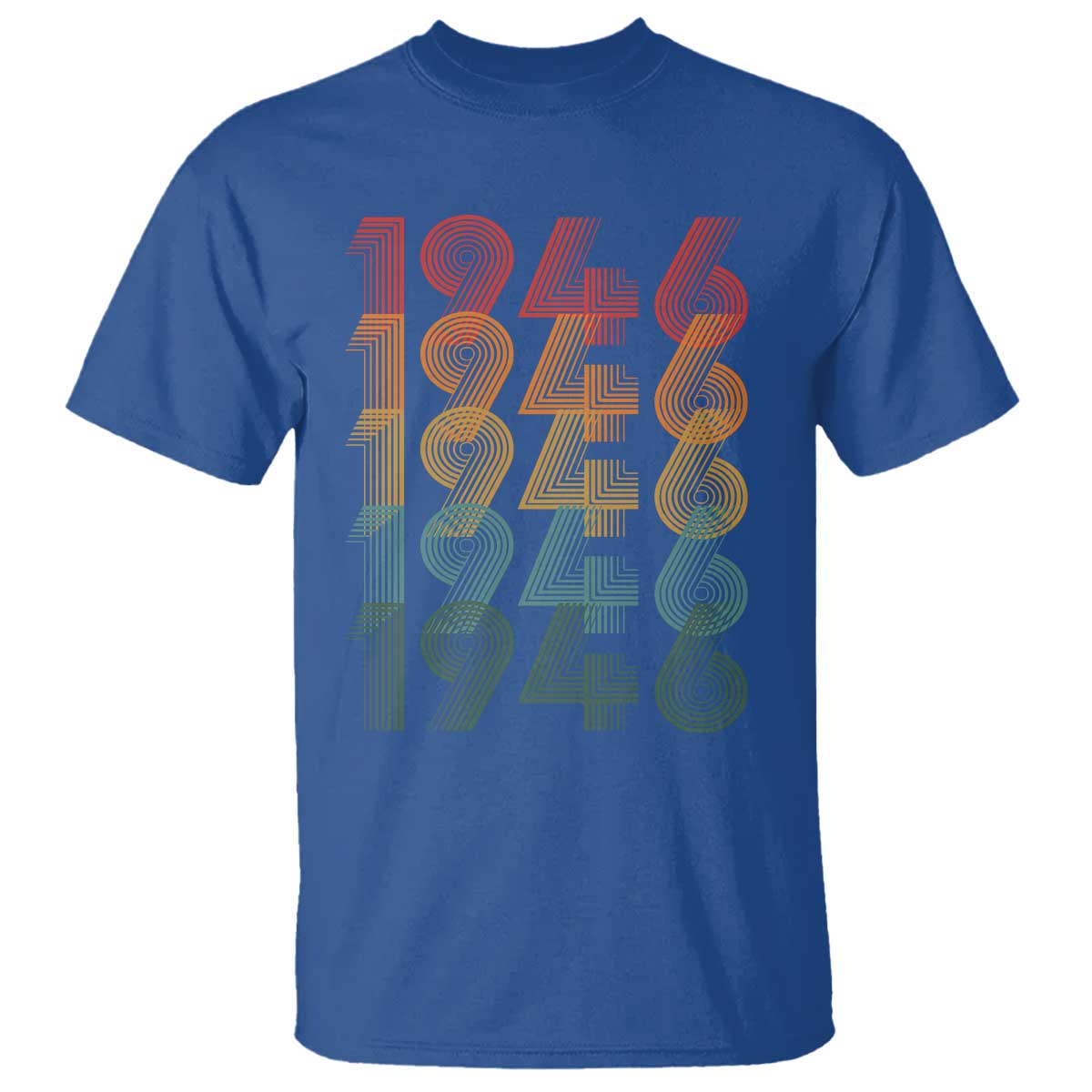 80th Birthday T Shirt Vintage 1946 Retro 80 Years Old Birthday