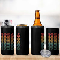 70th Birthday 4 in 1 Can Cooler Tumbler Vintage 1956 Retro 70 Years Old Birthday