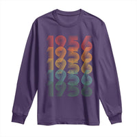 70th Birthday Long Sleeve Shirt Vintage 1956 Retro 70 Years Old Birthday