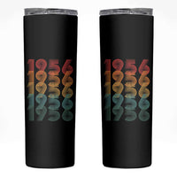 70th Birthday Skinny Tumbler Vintage 1956 Retro 70 Years Old Birthday