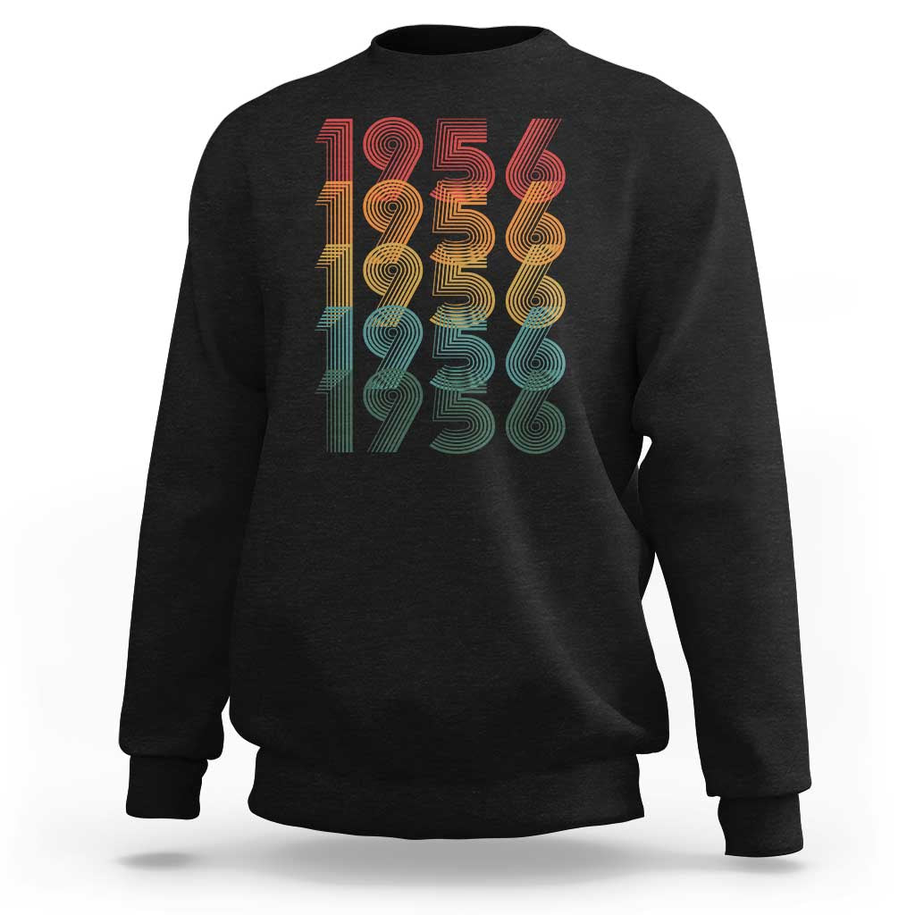 70th Birthday Sweatshirt Vintage 1956 Retro 70 Years Old Birthday