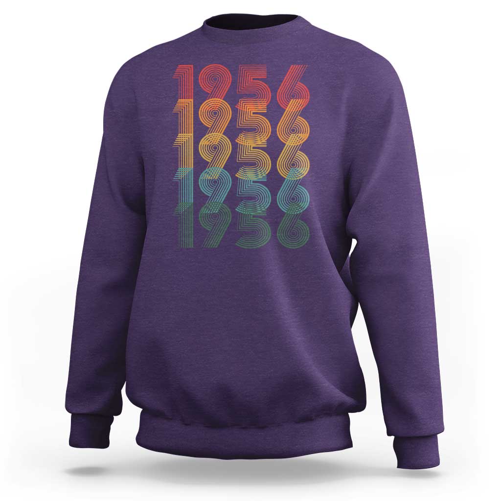 70th Birthday Sweatshirt Vintage 1956 Retro 70 Years Old Birthday