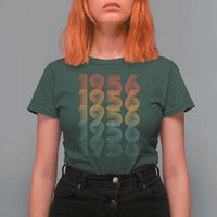 70th Birthday T Shirt For Women Vintage 1956 Retro 70 Years Old Birthday