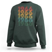 60th Birthday Sweatshirt Vintage 1966 Retro 60 Years Old Birthday
