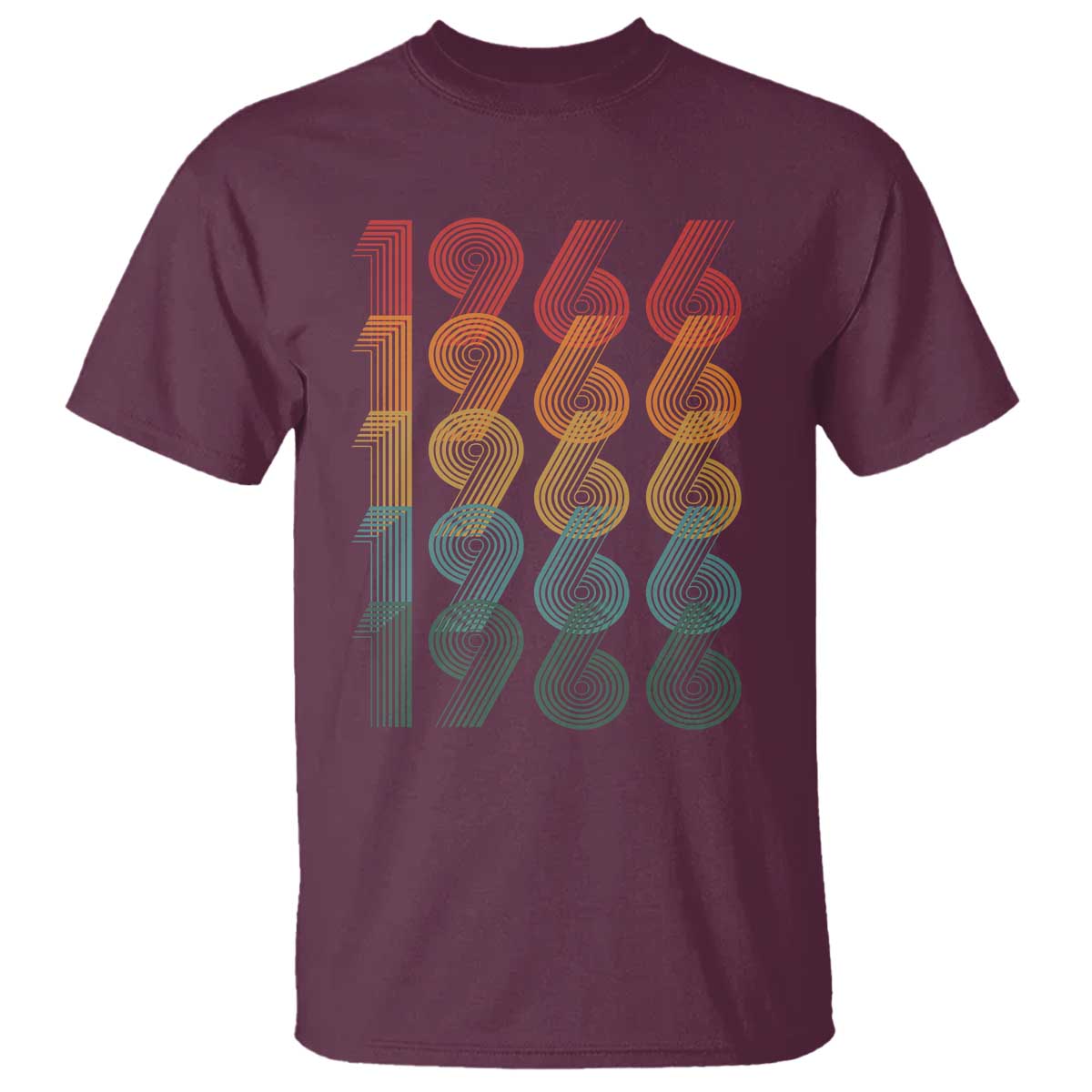 60th Birthday T Shirt Vintage 1966 Retro 60 Years Old Birthday